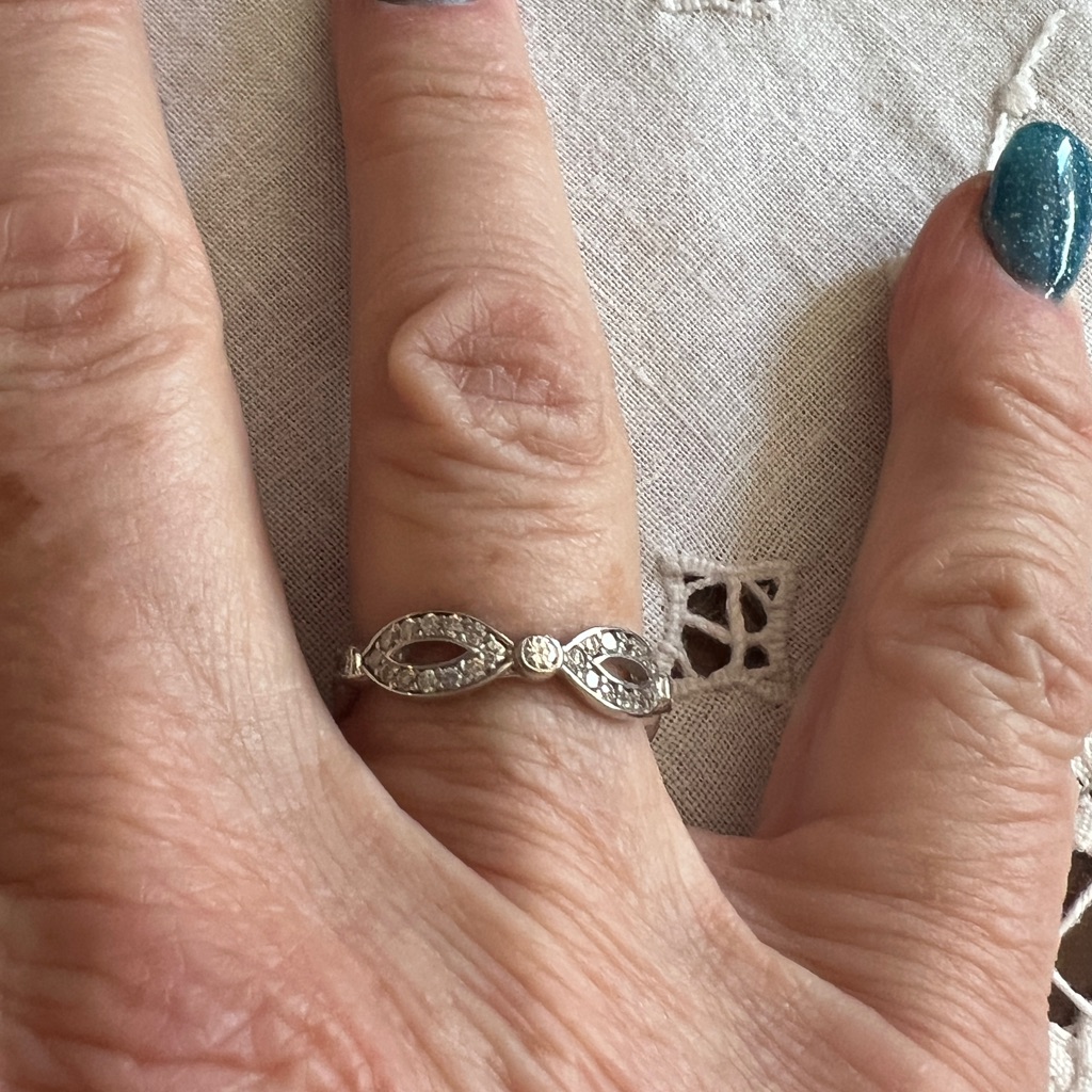 Almonds White Topaz Ring